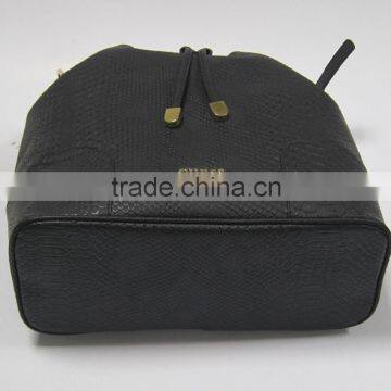 Wholesale Pu Leather Drawstring Backpack photo-4