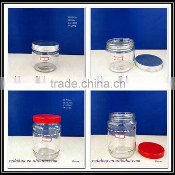 300ml 350ml empty glass jar for jam