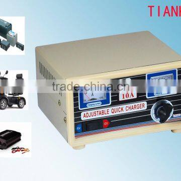 40ah fast adjustable battery charger for car