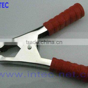 Jumper Wires Alligator Crocodile Roach Test Clip Plastic Handles Crocodile clips 105mm red color I00123