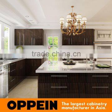 New Design Classic Customized Wood Veneer Kitchen Cabinet With HPL Finished photo-5