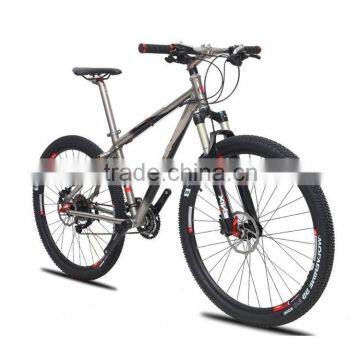 Super Light 11.3Kg Titanium 26x16 Inches Full Suspension Mountain Bike