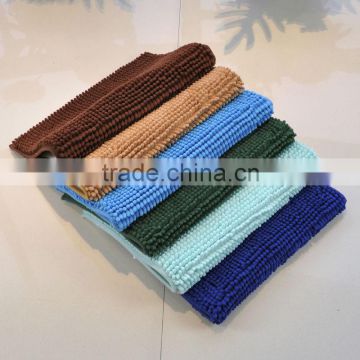 Chenille mat Room mat with anti-slip base