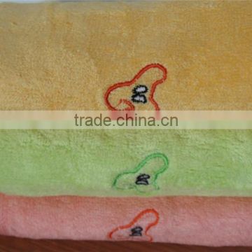 Pretty 100% cotton embroidery bath towel STY-977