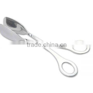 Stainless steel food tongs