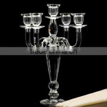 top grade crystal candelabra india for wedding table decor