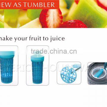 High quality plastic infuser tritan bottle