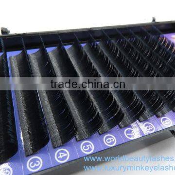 Best Quality Ellipse Flat Eyelash Extensions Makeup Individual Silk Lashes Wholesale Prices Cashmere Volume Lashes photo-2