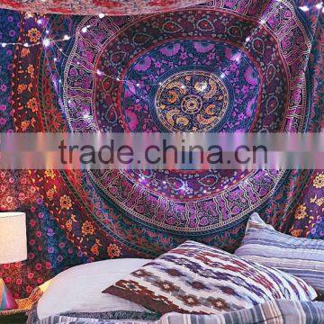 Large Indian Mandala Tapestry Hippie Hippy Wall Hanging Throw Bedspread Dorm Tapestry Decorative Wall Hanging