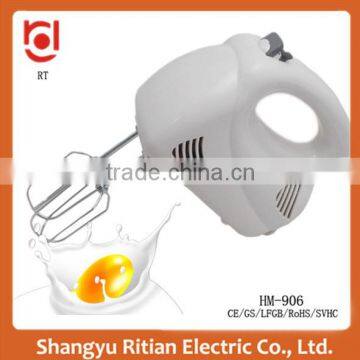 5-speed mini plastic electric hand mixer/ handheld hand mixer/ egg beater/egg whisk