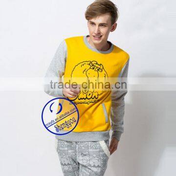 Wholesale Custom 100 Polyester Mens Pullover Sweatshirt With Pocket photo-3