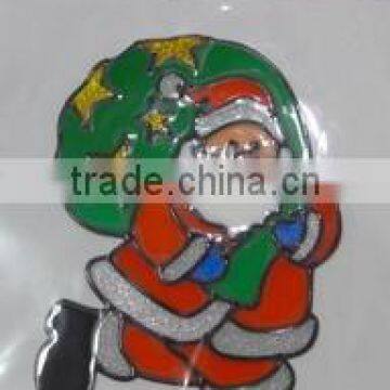 Hot selling popular Christmas sticker/Christmas decorations