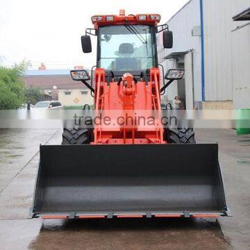 Wheel loader ZL28 with WEICHAI engine 83kw joystick pilot control