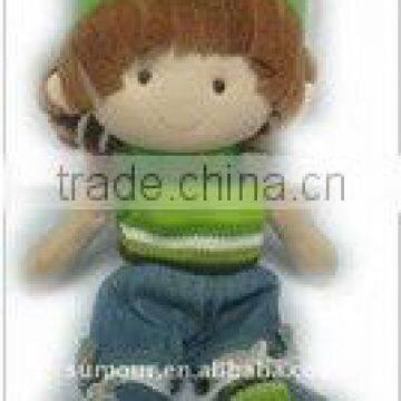 Plush Lovely Doll with all kinds of Clothing - Young Boy Style