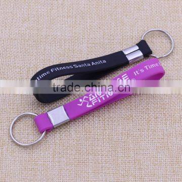 Factory direct silicone wristbands key holder for promotional gifts