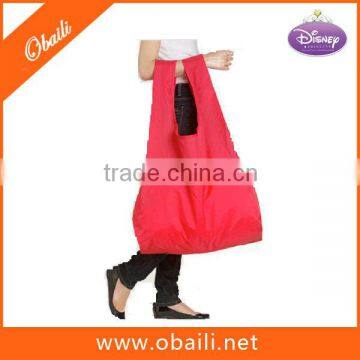 Polyester promotional foldable tote bag/shopping bag