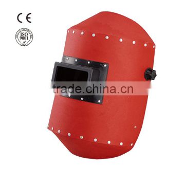 safety red steel paper welding helmet