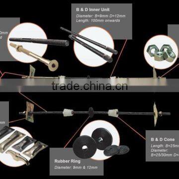 form tie accessories concrete forming b form tie and d form tie