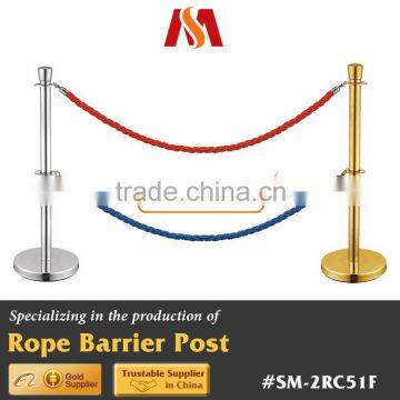 Stainless Steel Silver Chrome Gold Event Classic Rope Post Stanchion