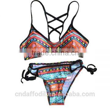 Best sale Sexy swimwear for Women Push Up Padded Top Swimsuit Bathing Suit sublimation New style Bikinis swimwear