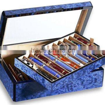 Custom Wood Fountain Pen display case