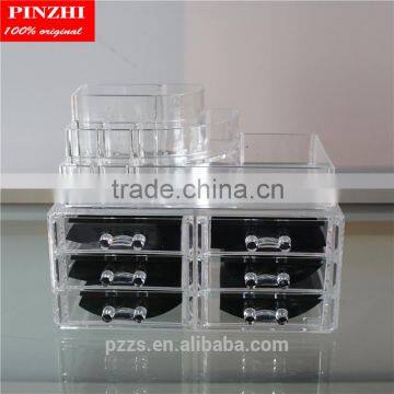Customized transparency cosmetic clear acrylic display case