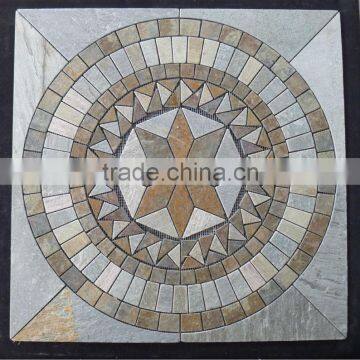 natural stone medallions tiles