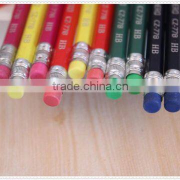 Top quality hb pencil china school stationery hb pencil with eraser