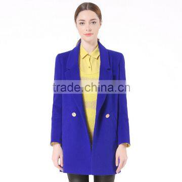 Women's Wool Fitted Long Coat Winter Jacket Overcoat OEM Type Clothes Factory Manufacturer Guangzhou Baiyun