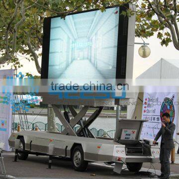 2014 Last Sale Mobile LED Advertising Vehicle, LED Display Screen, YES-T12 For Road Show,Live Broadcasting