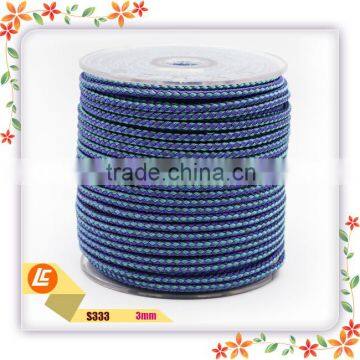 3mm Low Price Green Steel Wire Rope with Mix Colors