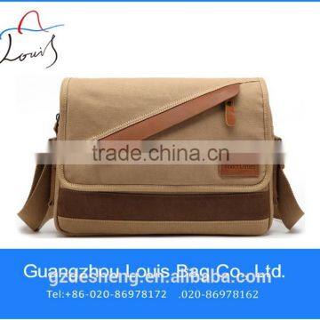 Factory Outlet canvas messenger bags wholesale for teenagers