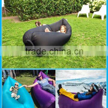 2016 Sales People Lazy Inflatable Outdoor Blow-up Lilo Portable Air Sofa Bed Sheets Travel Bed Sleeping Bag Quality Choice photo-5