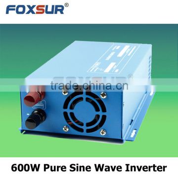 Hot Sales Foxsur home use 48V DC to 110V AC 600W Competitive Price Solar panel pure sine wave inverter