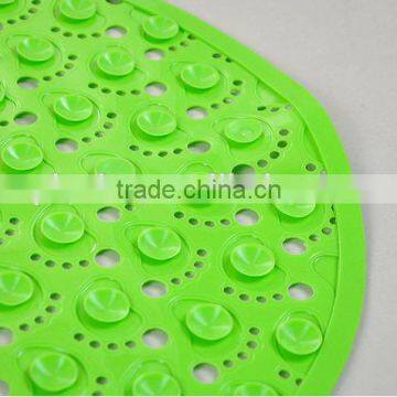 cute foots pattern and safty with suction cups pvc bath mat