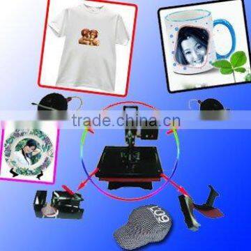 heat press machine for mug,cap,plate,t-shirt,with CE certifiaction