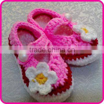 new design crochet baby shoes wholesale