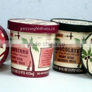 Customized logo Paper Chocolate Cup with Paper Cover printing