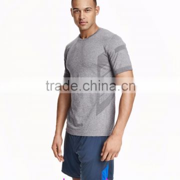 35% Polyester 65% Nylon Seamless Sports T Shirt, Men's Fitness Shirts, Sports Gym T Shirts Wholesale                        
                                                Quality Choice