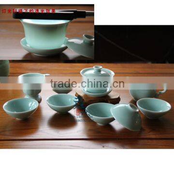 Longquan celadon Health tea tea set