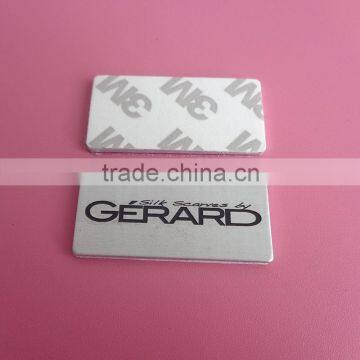 customized forever adhesive metal logo plate for furniture