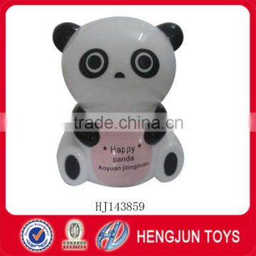 High quality plastic panda piggy bank for kids gift from made in China