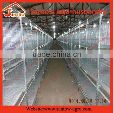 H type Capacity 120 broiler chickens broiler battery cage for growing broiler cage system