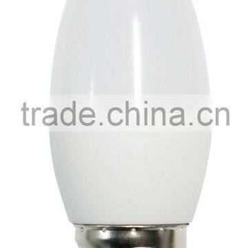 Led Lighting Candle Shape C37 Bulb 4w RC Driver E12 E14 E26 E27 Base CE RoHS Certifications Plastic Plus Aluminium Factory Price