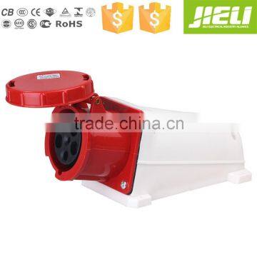 Jieli brand high quality electrical industrial plug and socket with waterproof and fireproof latest design 5 pole