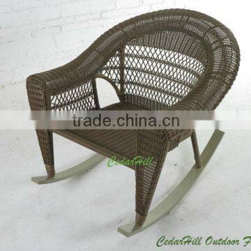 Rocking chari Pe-rattan garden furniture