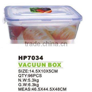 vacuum box,plastic airtight container,storage lunch box