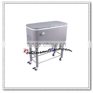 P251 60L Rectangular Outdoor Cooler Beverage Cart