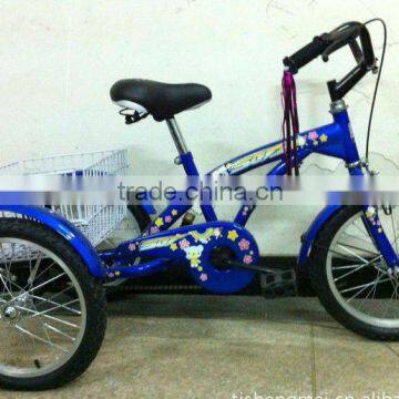 16" new model blue children Tricycle/trike/bicycle/bike