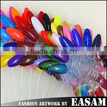 Sun flower plastic wheel palette nail tips nail polish color chart